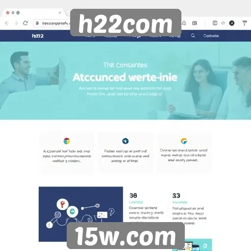 Análise da interface do usuário do site H22com
