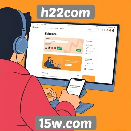 Experiência do usuário no h22com é aprimorada